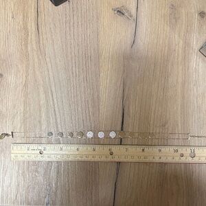 Gold Circle pave choker necklace